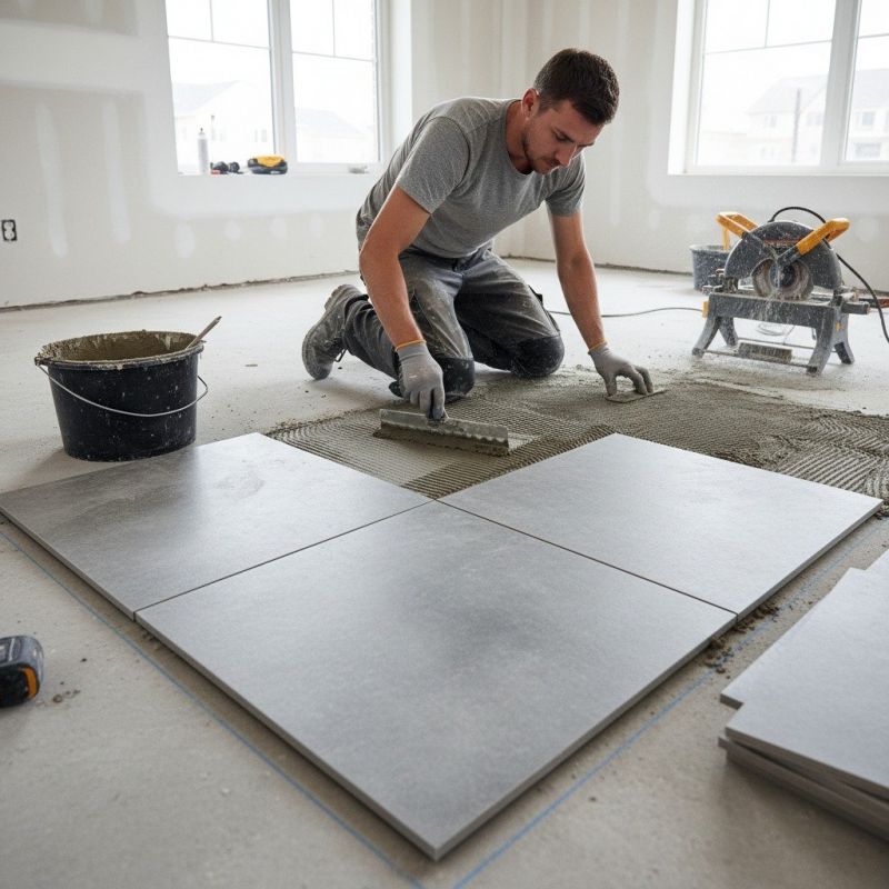 Mosaic Tile Floor Installation in Annapolis, MD